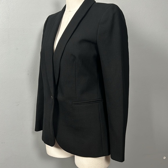 J. Crew Women’s Black Wool Single Breasted Blazer size 4 - Picture 5 of 16
